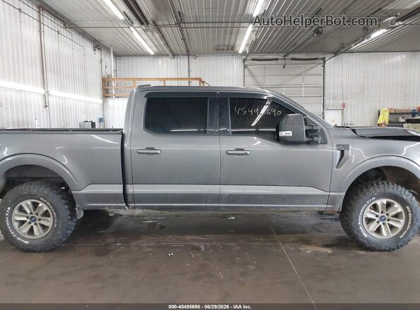 1FTFW1E5XMFB57203 2021 FORD F150 Gray Widok wnętrza 360 stopni