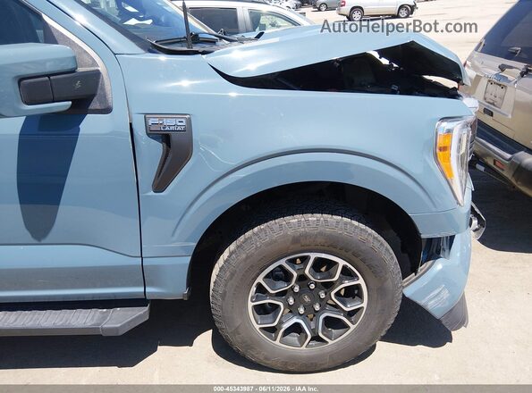 1FTFW1E5XPKD86315 2023 FORD F150 Blue Вид спереду