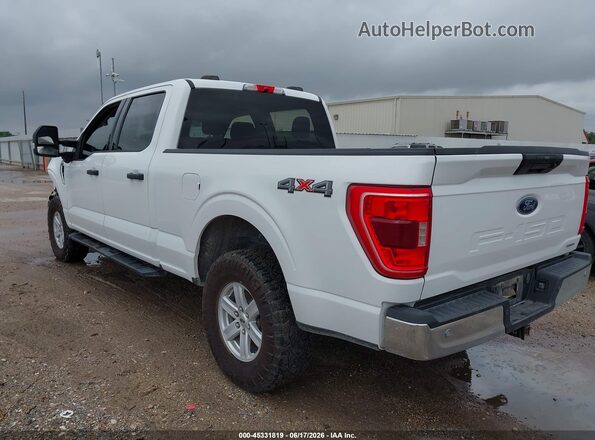 1FTFW1E80NFB78704 2022 FORD F150 White Հետևի ձախ