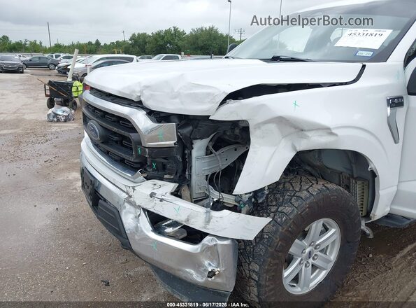 1FTFW1E80NFB78704 2022 FORD F150 White Դիմացի տեսք