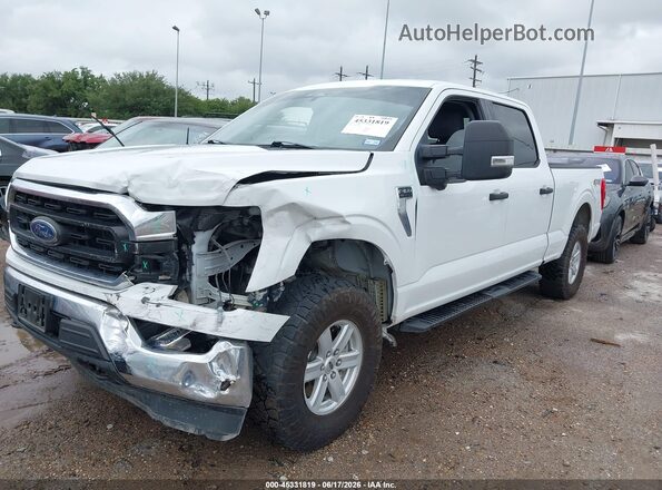 1FTFW1E80NFB78704 2022 FORD F150 White Առջևի ձախ երեք քառորդ տեսարան