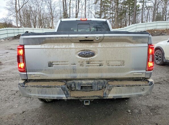 1FTFW1E80NFC26797 2022 FORD F150 Silver Հետևի տեսք