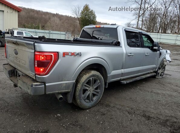 1FTFW1E80NFC26797 2022 FORD F150 Silver Հետևի աջ
