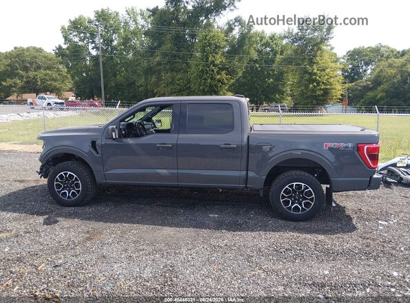 1FTFW1E81MFA07071 2021 FORD F150 Gray 