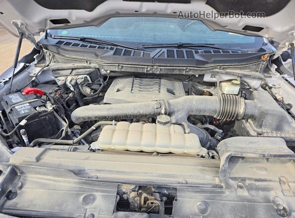 1FTFW1E81NFB89758 2022 FORD F150 Gray Вид задньої частини салону