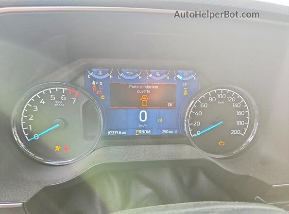 1FTFW1E81NFB89758 2022 FORD F150 Gray Вид щитка приладів