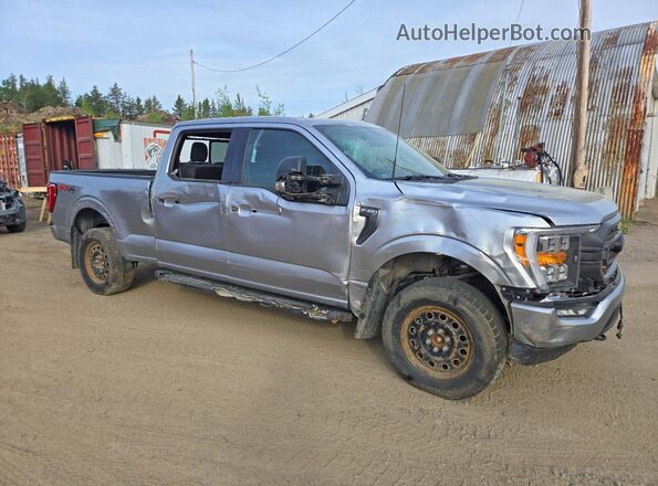 1FTFW1E81NFB89758 2022 FORD F150 Gray Передня права чверть