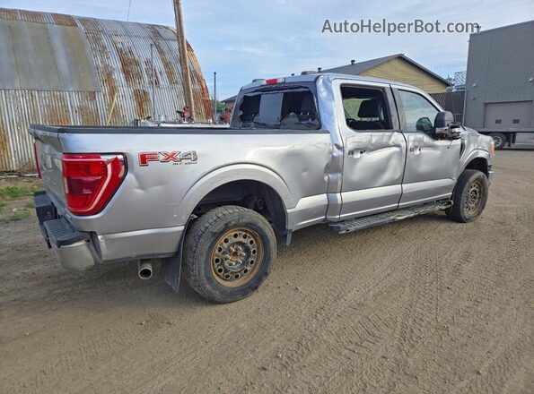 1FTFW1E81NFB89758 2022 FORD F150 Gray Задня права чверть