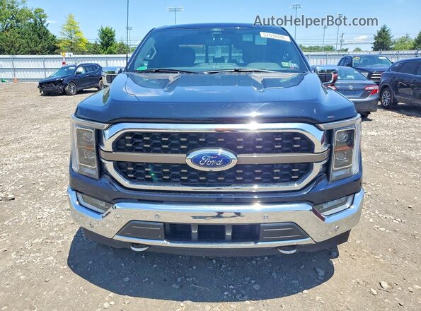 1FTFW1E81NFB98217 2022 FORD F150 Blue Vista frontal