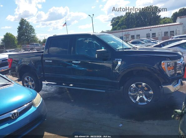 1FTFW1E81PFB05019 2023 FORD F150 Black Widok wnętrza z tyłu