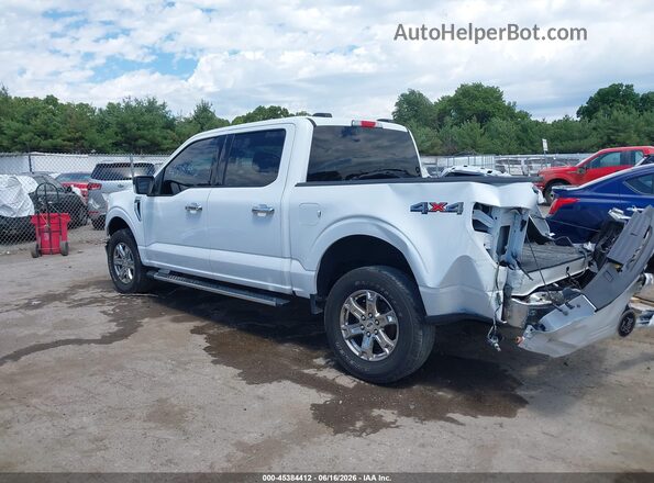 1FTFW1E82MFB24271 2021 FORD F150 White Trasero izquierdo