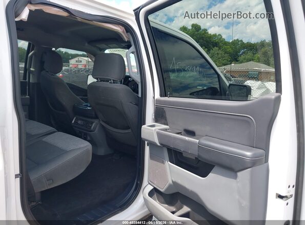 1FTFW1E82MFB24271 2021 FORD F150 White Vista de la etiqueta del VIN