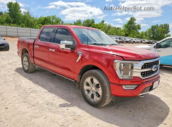 1FTFW1E82NFB05480 2022 FORD F150 Maroon წინა მარჯვენა