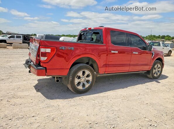 1FTFW1E82NFB05480 2022 FORD F150 Maroon უკანა მარჯვენა