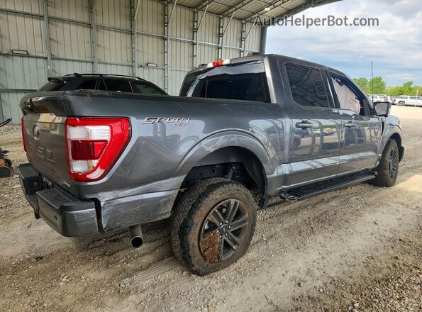 1FTFW1E82NFB59460 2022 FORD F150 Charcoal Հետևի աջ