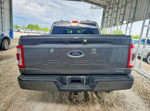 1FTFW1E82NFB59460 2022 FORD F150 Charcoal Հետևի տեսք