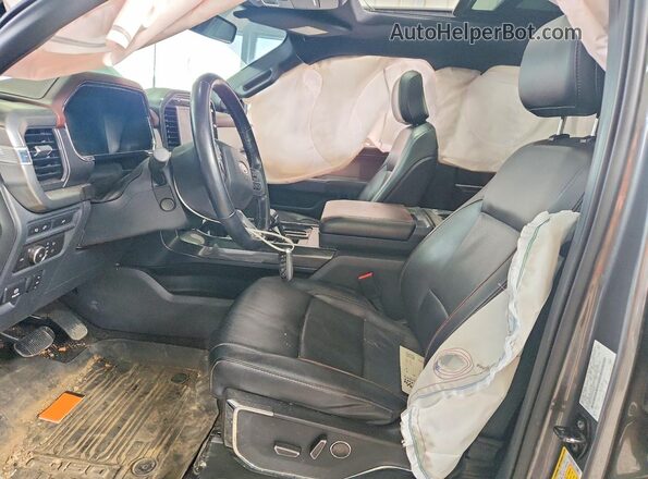 1FTFW1E82NFB59460 2022 FORD F150 Charcoal Սալոնի դիմացի տեսք