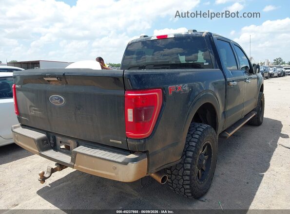 1FTFW1E83PFC50028 2023 FORD F150 Black Հետևի աջ