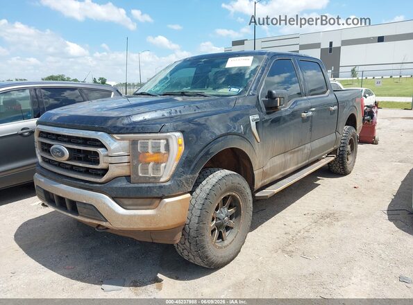 1FTFW1E83PFC50028 2023 FORD F150 Black Առջևի ձախ երեք քառորդ տեսարան