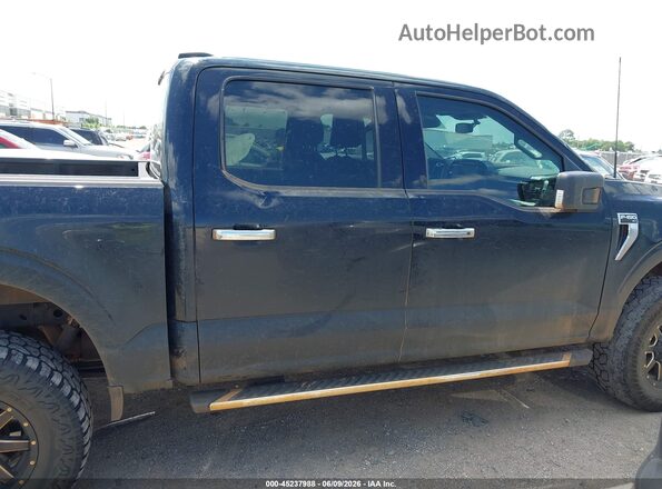 1FTFW1E83PFC50028 2023 FORD F150 Black Սալոնի հետևի տեսք