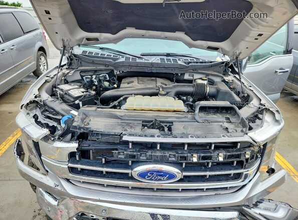 1FTFW1E83PKE98108 2023 FORD F150 Серебряный Вид задней части салона