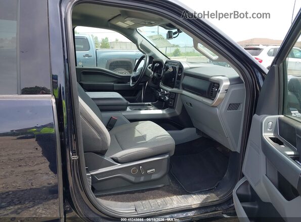 1FTFW1E84MFC01853 2021 FORD F150 Black Widok wnętrza z przodu
