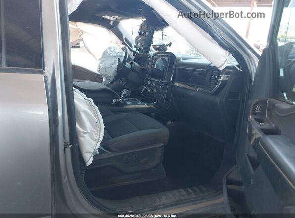 1FTFW1E84MFC80828 2021 FORD F150 Gray წინა სალონის ხედი