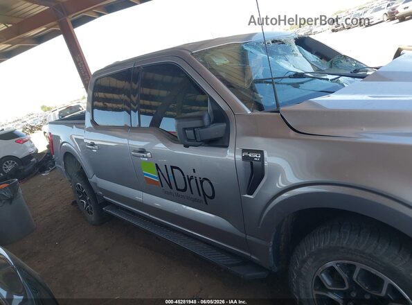 1FTFW1E84MFC80828 2021 FORD F150 Gray სალონის 360-გრადუსიანი ხედი