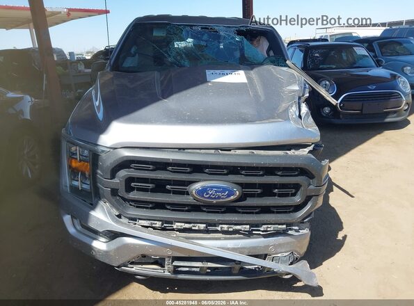 1FTFW1E84MFC80828 2021 FORD F150 Gray უკანა სალონის ხედი