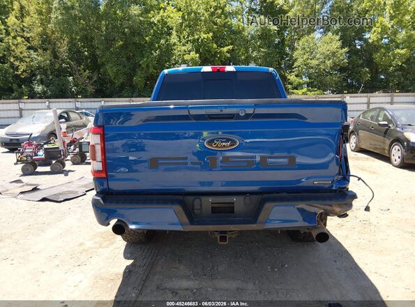 1FTFW1E84NFB63199 2022 FORD F150 Blue 