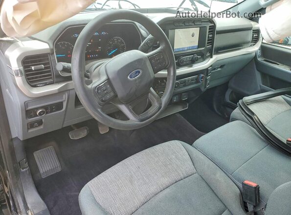 1FTFW1E85MFA17568 2021 FORD F150 Black Widok deski rozdzielczej