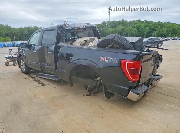 1FTFW1E85MFA17568 2021 FORD F150 Black Tył lewy