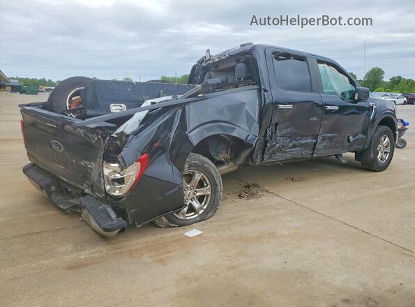 1FTFW1E85MFA17568 2021 FORD F150 Black Tył prawy