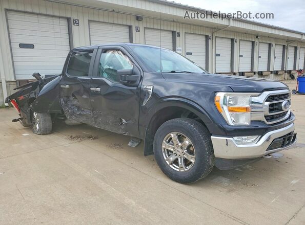 1FTFW1E85MFA17568 2021 FORD F150 Black Przód prawy