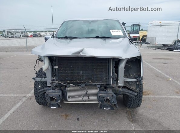 1FTFW1E85MFC05801 2021 FORD F150 Silver Widok wnętrza z tyłu