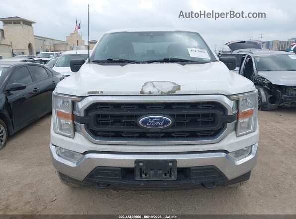 1FTFW1E85MFC08536 2021 FORD F150 White ხელსაწყოთა პანელის ხედი
