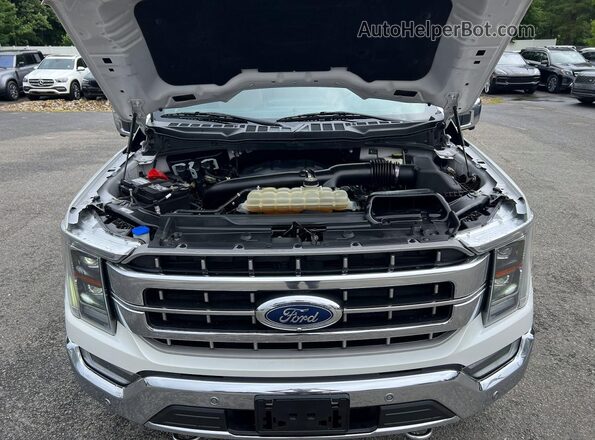 1FTFW1E85MFC40550 2021 FORD F150 Белый Вид панели приборов