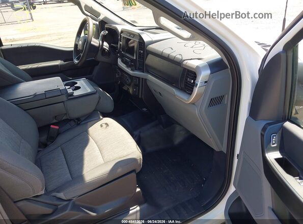 1FTFW1E85MFC73144 2021 FORD F150 Белый Вид салона спереди