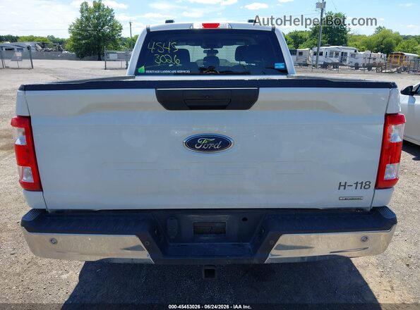 1FTFW1E85MFC73144 2021 FORD F150 Белый Вид задней части салона