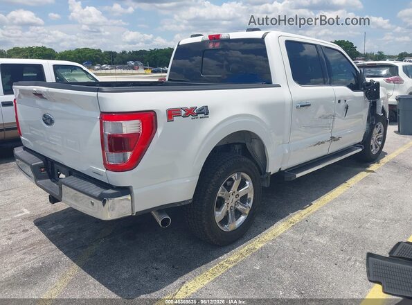 1FTFW1E85NFA41841 2022 FORD F150 White Tył prawy