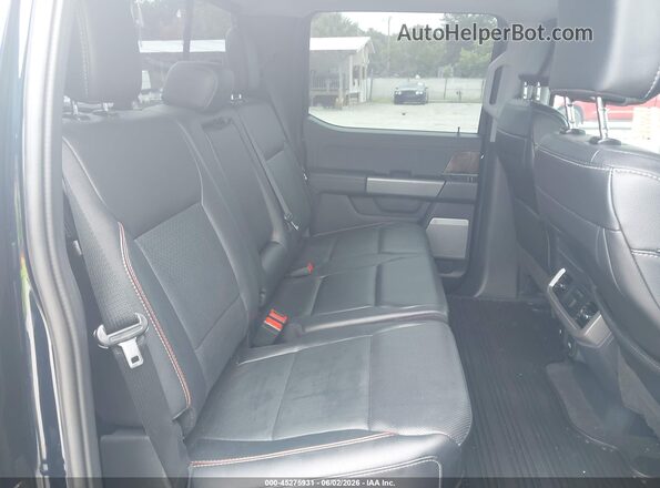 1FTFW1E85PFC81037 2023 FORD F150 Black Widok naklejki z numerem VIN