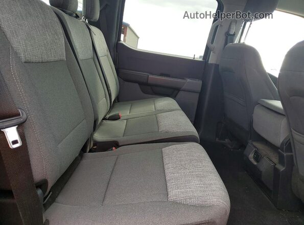 1FTFW1E86MFA39644 2021 FORD F150 Charcoal Rear seats view