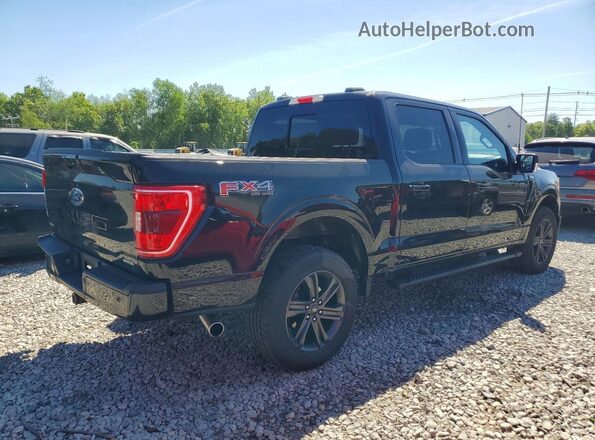 1FTFW1E86PFB25914 2023 FORD F150 Black Հետևի աջ
