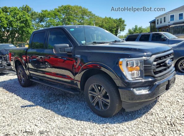 1FTFW1E86PFB25914 2023 FORD F150 Black Առջևի աջ