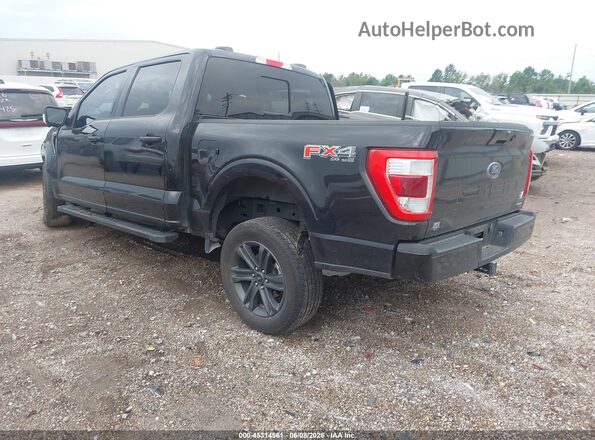 1FTFW1E86PFD34330 2023 FORD F150 Black Задня ліва чверть