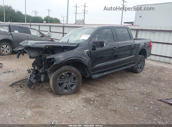 1FTFW1E86PFD34330 2023 FORD F150 Black Передня ліва чверть