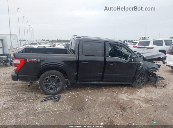 1FTFW1E86PFD34330 2023 FORD F150 Black Вид задньої частини салону
