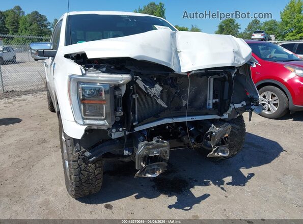 1FTFW1E87NFB20752 2022 FORD F150 White Vista frontal