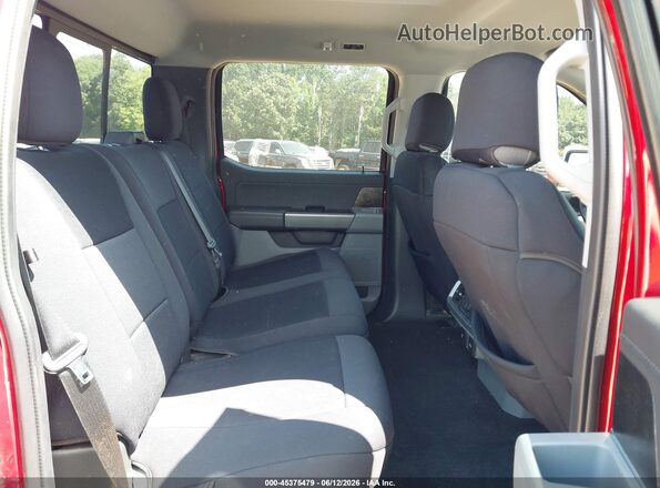 1FTFW1E88MKE80280 2021 FORD F150 Red VIN კოდის სტიკერის ხედი