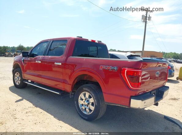 1FTFW1E88MKE80280 2021 FORD F150 Red უკანა მარცხენა